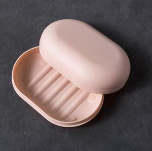 All'ingrosso Hotel bagno di plastica PP sapone contenitore di scarico vassoio portasapone da <span class=keywords><strong>viaggio</strong></span> portatile sapone-Case con coperchio - Product Image 6