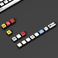 Ensemble de 118 touches de clavier robotiques Mecha PBT, profil XDA, sublimation par transfert, translucides sur quatre côtés, touches de clavier mécaniques personnalisées