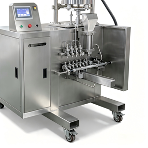 <span class=keywords><strong>Machine</strong></span> d'emballage horizontale pour sachets préformés avec système de dosage multiple pour le remplissage de céréales mélangées, d'avoine, de café en poudre et de miel - Product Image 6