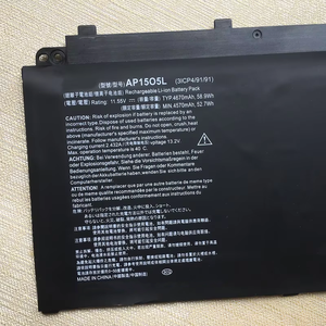 AP15O5L AP15O3K แบตเตอรี่สำหรับเอเซอร์ <span class=keywords><strong>Spin</strong></span> <span class=keywords><strong>SP513</strong></span>-<span class=keywords><strong>52N</strong></span>, Aspire S13 S5-371 CB5-312T,SF514 SF515 TRITON 700 N17W6 N16C4 N17W2 N17Q7 N18P2 - Product Image 2