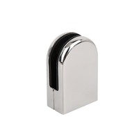 Main courante d'escalier MeetStars en acier inoxydable 304 de haute qualité, en forme de U, pour panneaux de verre poli miroir de 10-12 mm, pour escalier extérieur de villa