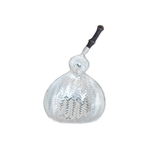 Passoire à thé en argent sterling tressé, argent pur 999, filtre tissé à la main pour usage domestique, pour infuser le thé. - Product Image 5