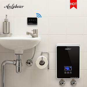 Calentador de agua eléctrico instantáneo sin tanque de 2.5kW para carcasa de plástico para uso doméstico y hotelero - Product Image 1