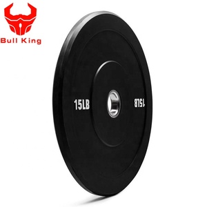 Plaques de poids en caoutchouc professionnelles pour le <span class=keywords><strong>CrossFit</strong></span>, la salle de sport, l'entraînement à domicile - 5 kg-25 kg Couleur noire - Durables et silencieuses - Product Image 4