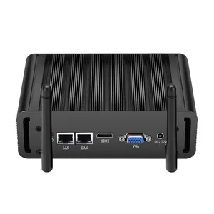 미니 PC 리눅스 산업용 Ce-leron 코어 I3 i5 i7 CPU DDR3L mSATA SSD 팬리스 마이크로 컴퓨터 산업