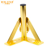 WINSTAR Pieds de meubles durables en métal pour canapé, lit, table, chaise, pièces de quincaillerie, pieds de canapé