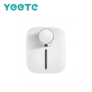 Distributeur de savon mural YEETE IPX4, 6 niveaux de mousse réglables, 300 ml, 1500 mAh, USB-C, ABS, 140x160x77 mm, pour la maison, la cuisine, la salle de bain - Product Image 1