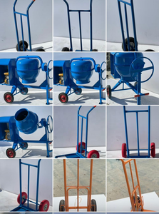<span class=keywords><strong>Brouette</strong></span> industrielle robuste en métal avec capacité de charge de 200 kg et roues pneumatiques - Product Image 6