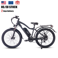 Vélo électrique tout-terrain (E-MTB) pour adultes, pneus larges 26 pouces, 48V, rapide, hors route, pour hommes, en stock aux États-Unis et en Europe