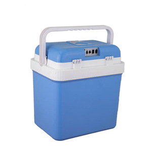 Réfrigérateur portable pour voiture, semi-conducteur, capacité 20L, matériau ABS, 12V 220V, refroidisseur/chauffe-eau pour véhicule, maison et voyage - Product Image 4