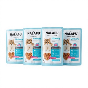 NALAPU Nourriture humide pour chats en sachet, poulet, faible teneur en magnésium, sans céréales, toutes races, 77g - Product Image 1