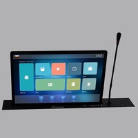 Sistema de Elevación Motorizado Ultraligero de 15.6 Pulgadas para Pantallas LCD, Sistema de Conferencia sin Papel para Salas de Reuniones, Elevador Motorizado para Monitores LCD