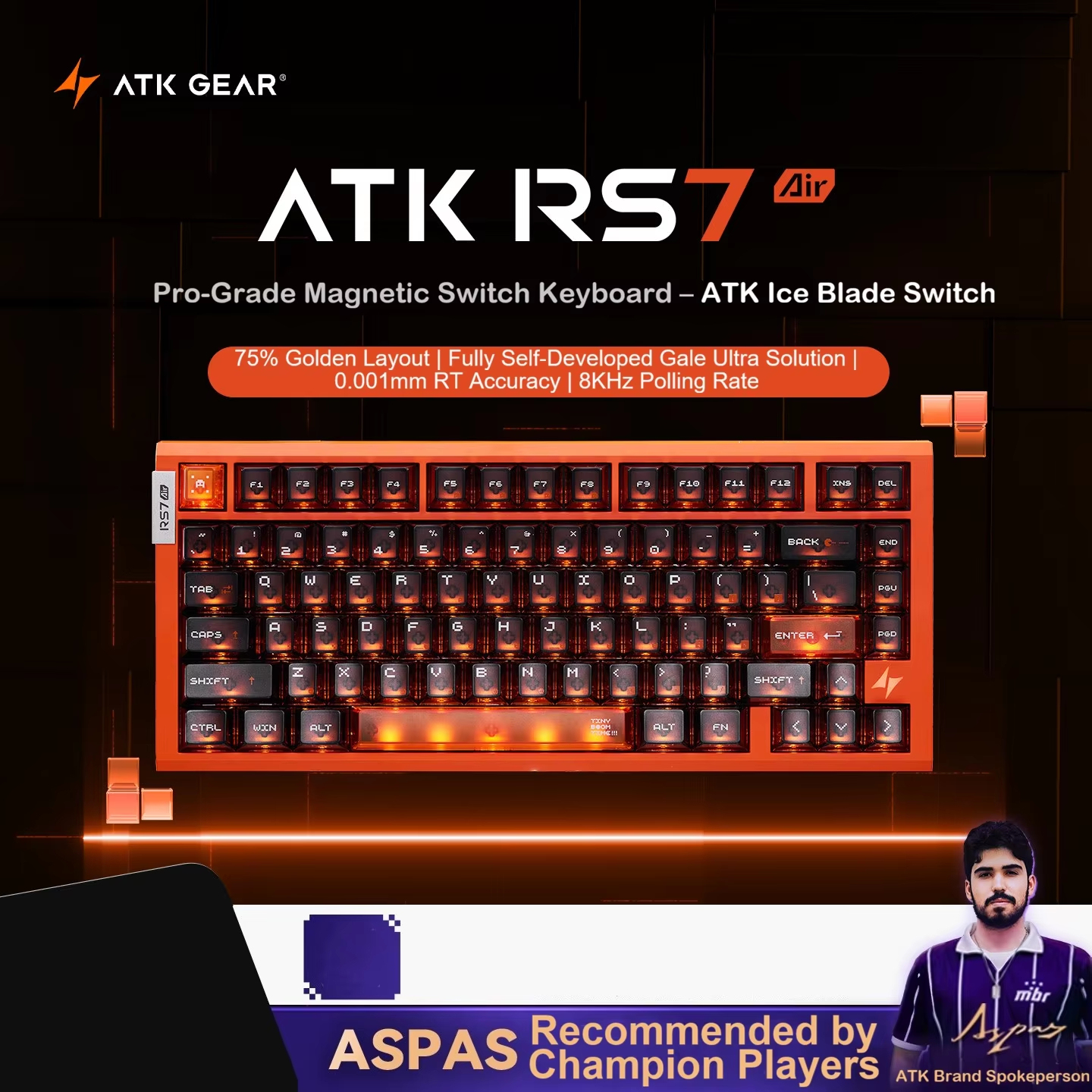 RS7 Air - Orange étoilé
