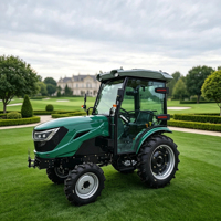 Tracteur électrique DONOL 50HP à émissions zéro avec cabine, conçu pour les vergers et les serres