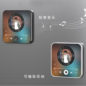 Marco de Fotos Personalizado con Placa de <span class=keywords><strong>Spotify</strong></span>, Imán para Fotos, Imán para Refrigerador con Foto, Imán Musical para Refrigerador, para Aniversario, Boda - Product Image 3