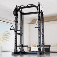 Sistem Kabel Pulley Lat Pulldown FRS Multi Fungsi Power Tower 12 Posisi Peralatan Latihan Kekuatan Gym Rumahan