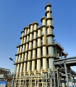 Continua PLC impianto di distillazione di petrolio greggio atmosferico economico colonna di frazionamento torre evaporatori prezzo competitivo - Product Image 1