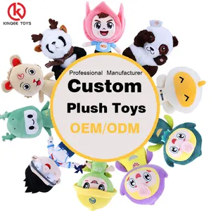 Custom New Design Cartoon Plush Toy Doll Shape Doll Fashion Cute Stuffed Toy Logo Plushie Soft Doll Customize