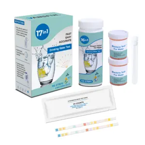 Drinkwater Test Kit - 100 Strips + 2 Bacteriën Tests - Home Water Kwaliteit Test-Goed En Tap water W-17