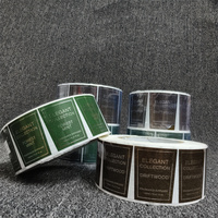 Étiquette personnalisée pour diffuseur de parfum en rouleau, autocollante, avec dorure à chaud et vernis brillant, pour emballage de flacon de diffuseur à bâtonnets
