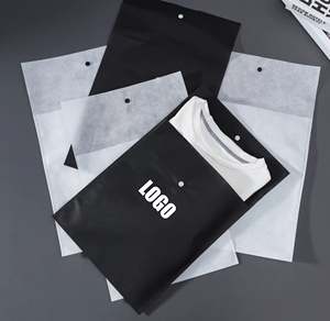 High Quality Customizable Clothing <b>Packaging</b> Bag Hidden Buckle Eco-Friendly Reusable <b>Textile</b> <b>Packaging</b> Custom LOGO for Shopping - Product Image 2