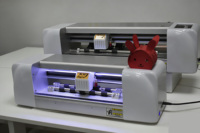 Anycut ZK500mini A4 A5双轴自动送纸标签切割机液晶触摸屏全切雕刻220mm切割宽度