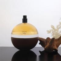 Flacon de parfum et d'arôme transparent semi-circulaire avec grand bouchon en roseau, flacon vide rechargeable, 30 ml, 100 ml, 100 pièces, couleur personnalisée
