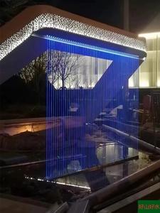 Rideau <span class=keywords><strong>de</strong></span> pluie électrique personnalisé pour <span class=keywords><strong>piscine</strong></span>, dispositif d'eau en acier inoxydable avec service <span class=keywords><strong>de</strong></span> traitement <span class=keywords><strong>de</strong></span> pliage pour application d'écran - Product Image 5