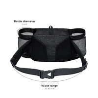 Sac banane personnalisé antivol avec GPS, motif fruits, en nylon, pour randonnée, voyage, course à pied, marche, avec porte-bouteille d'eau