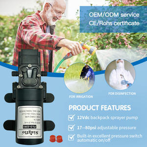 Bomba de diafragma de 70PSI, 12v, CC, motor, bomba de agua de pulverización agrícola eléctrica, lavado de coches, alta presión - Product Image 6