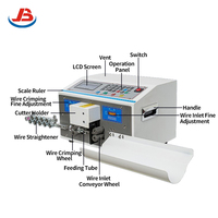 Máquina Pelacables Automática de Alta Eficiencia Jianbo JB-500m, Cortadora de Acero de Tungsteno con 13 Posiciones de Pelado, 2000-4000