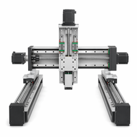 Robot CNC de 3 Ejes XYZ de Doble Riel Reforzado con Rodamientos de Acero de 120 mm, Precisión de 0.05 mm, Tornillo de Bolas C7 para Automatización Industrial