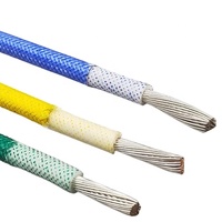 Fil de connexion interne électrique et électronique tressé en fibre de verre résistant aux hautes températures étanche en caoutchouc de silicone de 6mm