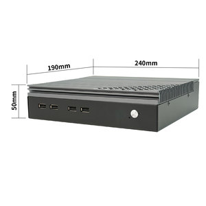 PC industriels sans ventilateur AMD <span class=keywords><strong>Ryzen</strong></span> 5 <span class=keywords><strong>5600U</strong></span> 6 cœurs, 2 LAN, 2 RS232/RS485, micro PC VGA HD 2 sorties, ordinateur embarqué - Win11 / Linux Ubuntu - Product Image 2