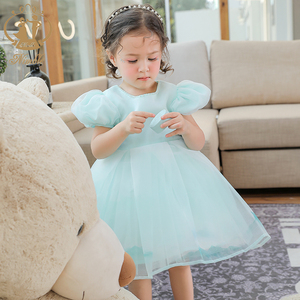 Ropa Infantil <span class=keywords><strong>de</strong></span> manga abombada para bebés, <span class=keywords><strong>vestidos</strong></span> <span class=keywords><strong>de</strong></span> boda para niños, <span class=keywords><strong>vestidos</strong></span> <span class=keywords><strong>de</strong></span> noche para desfile, larga, OEM - Product Image 5