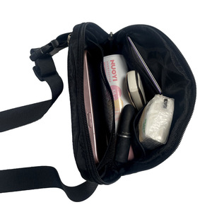 Bolsas delgadas de estilo informal Unisex de nailon, riñonera impermeable, riñonera deportiva, bandolera para cintura para hombre - Product Image 5