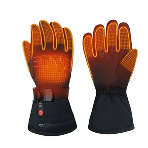 Rechargeable Electric Battery Heating Waterproof Spandex/Cotton <b>Thin</b> <b>Gloves</b> Hand Warmer for Outdoor Activities Ski Hunting - Product Image 2
