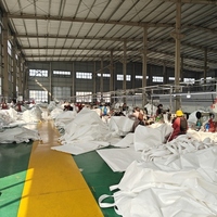 Sac de conteneur en vrac facile à remplir, compatible avec les grues de chariots élévateurs, pour la livraison logistique de marchandises en vrac aux ports côtiers