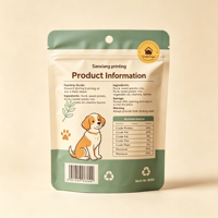 Sacs refermables personnalisés en nylon BOPP pour aliments pour animaux de compagnie, résistants à l'humidité, avec impression en héliogravure, pour friandises pour chiots et chatons