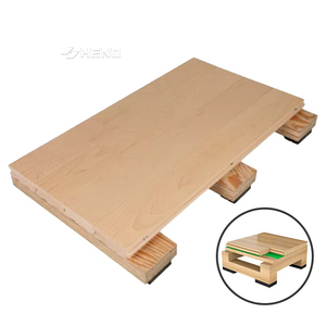 Suelo Deportivo para Cancha <span class=keywords><strong>de</strong></span> Baloncesto, <span class=keywords><strong>Madera</strong></span> Maciza <span class=keywords><strong>de</strong></span> <span class=keywords><strong>Arce</strong></span>, Sistema T&G, para Uso en Interiores, con Absorción <span class=keywords><strong>de</strong></span> Impactos - Product Image 6