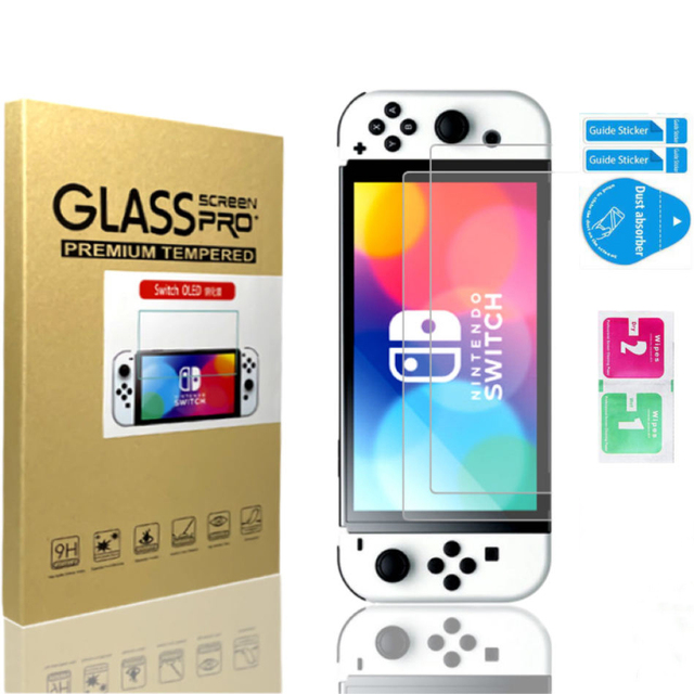Wholesaler HD Game Player Screen Protector Tempered Glass for Nintendo Switch 2/Switch OLED/Switch Lite Gaming Protective Glass