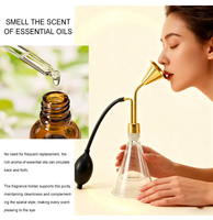New Creative Design 3-layers Gourd-shaped Brass Fragrance Test Bottle Essential Oil Coffee Test SPA Perfume Bar for Beauty