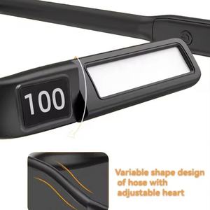 Lampe de lecture LED à double tête pliable, à suspendre au cou, avec charge USB et trois couleurs, idéale pour la lecture nocturne – Vente directe usine - Product Image 2