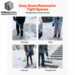 <span class=keywords><strong>Pelle</strong></span> à neige en plastique robuste avec poignée et poignée en D, idéale pour le déneigement des allées ou des trottoirs, 21 pouces - Product Image 5