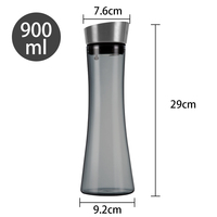 Nouveau Offre Spéciale verre Borosilicate infusion à froid verre nordique café eau lait pichet filtre ensemble verre à boire Carafe ensemble