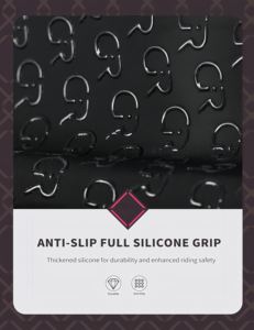 מכנסי רכיבה לנשים בגזרה גבוהה וצמודה, עם סיליקון לאחיזה מלאה, נושמים וגמישים, 67% ניילון + 33% ספנדקס - Product Image 3