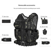 Vancharli fabricant multi-poches ultra-léger respirant formation Airsoft gilet tactique patchs pour équipement de plein air