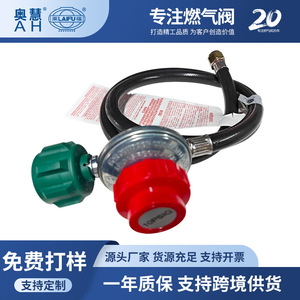 Vanne de réduction de pression réglable avec combinaison de tuyau de gaz pour réservoir de gaz propane liquéfié - Product Image 5