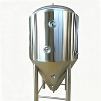 Fermenteur de grande capacité 35HL 3500L en acier inoxydable 304, taille personnalisée, logo, équipement de brassage industriel