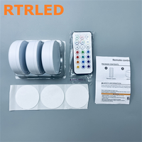 Lumière LED RGBW à télécommande, éclairage sous-meuble moderne à intensité variable, compatible avec l'impression 3D Bambu Lab KC007